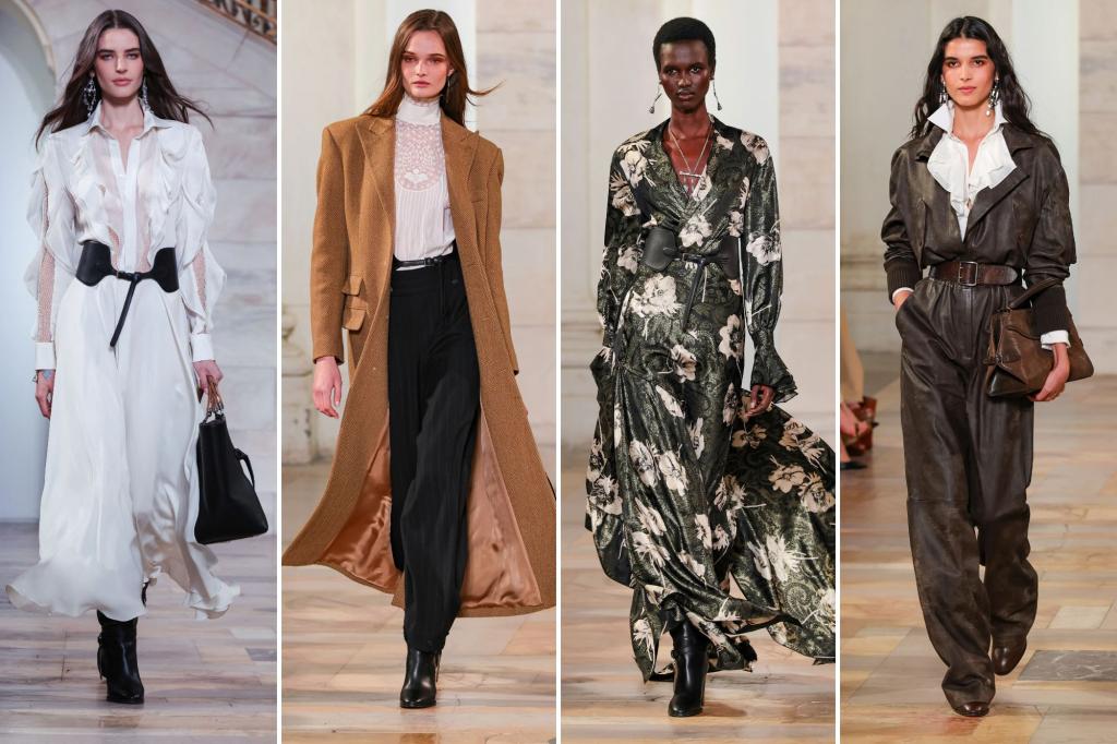 Exclusive | Ralph Lauren reveals autumn collection with the first row studied with stars