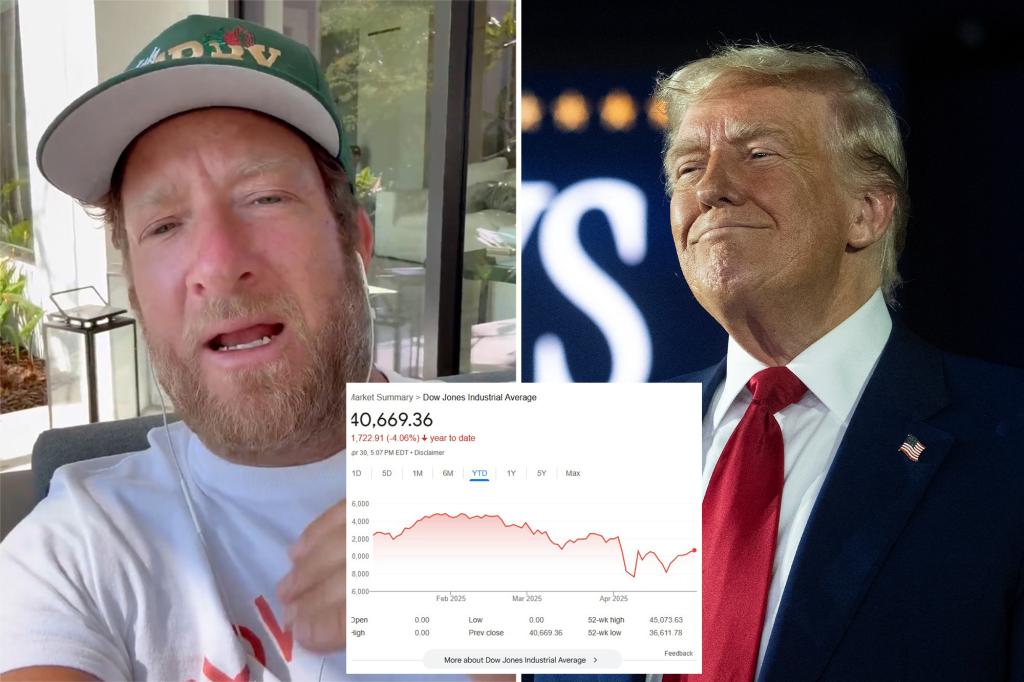 Dave Portnoy gets Trump in office for slow economy: 'Don't be on your back and tell me it's raining'
