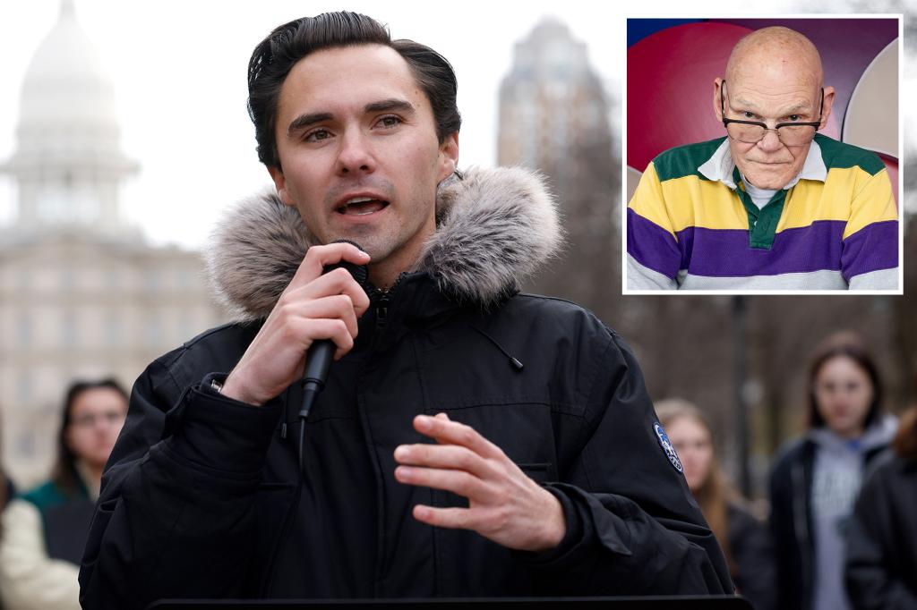 David Hogg clashes with an irritated James Carville over the primary bull plan, calls on him to 'win the election'