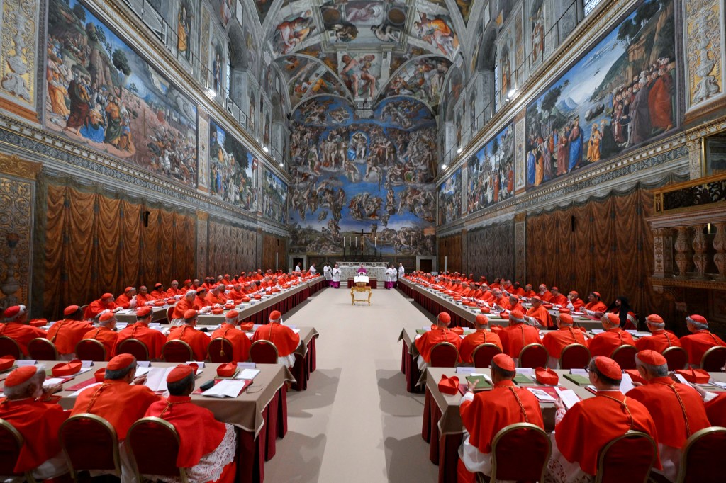 Cardinals during Papal Conclave are kept under a strict sequence to keep them not to exchange information with the outside world.
