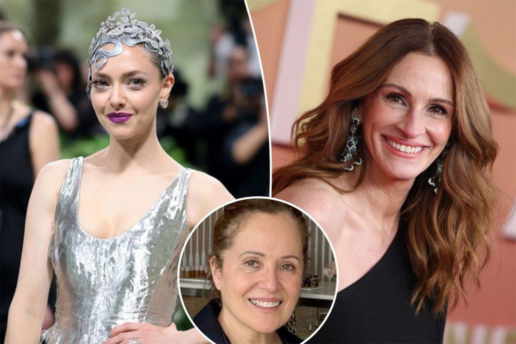 Tap the composition artist after moments of red carpets of Amanda Seyfried and Julia Roberts