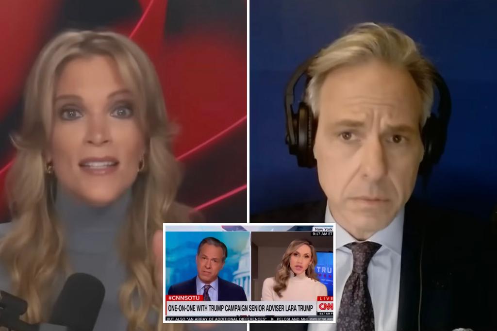 Jake Tapper tells Megyn Kelly who apologized to Lara Trump during 2020 cnn interview for the fall of Biden: 'Extraordinary humility'