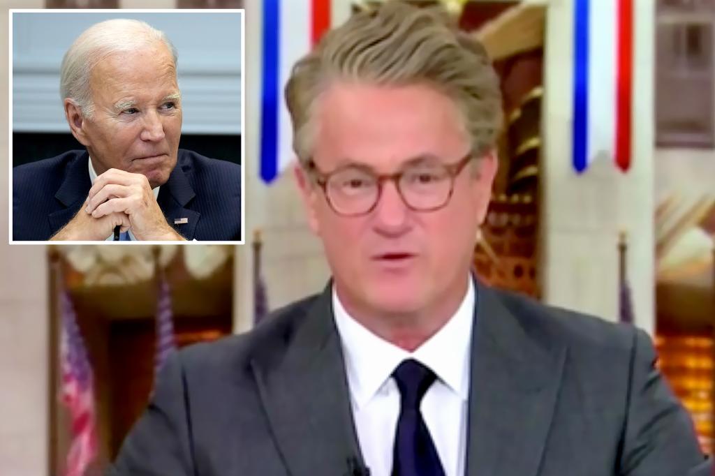 Joe Scarborough of MSNBC was forced to explain why he thought Biden was in his best 'ever' - in March 2024