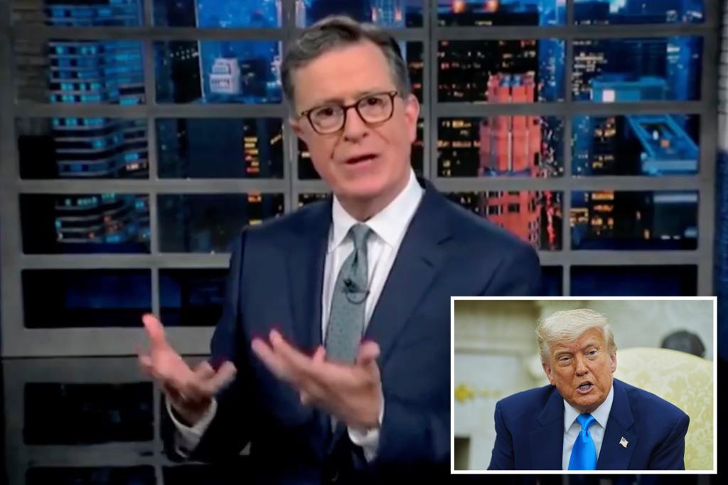 Stephen Colbert mocks